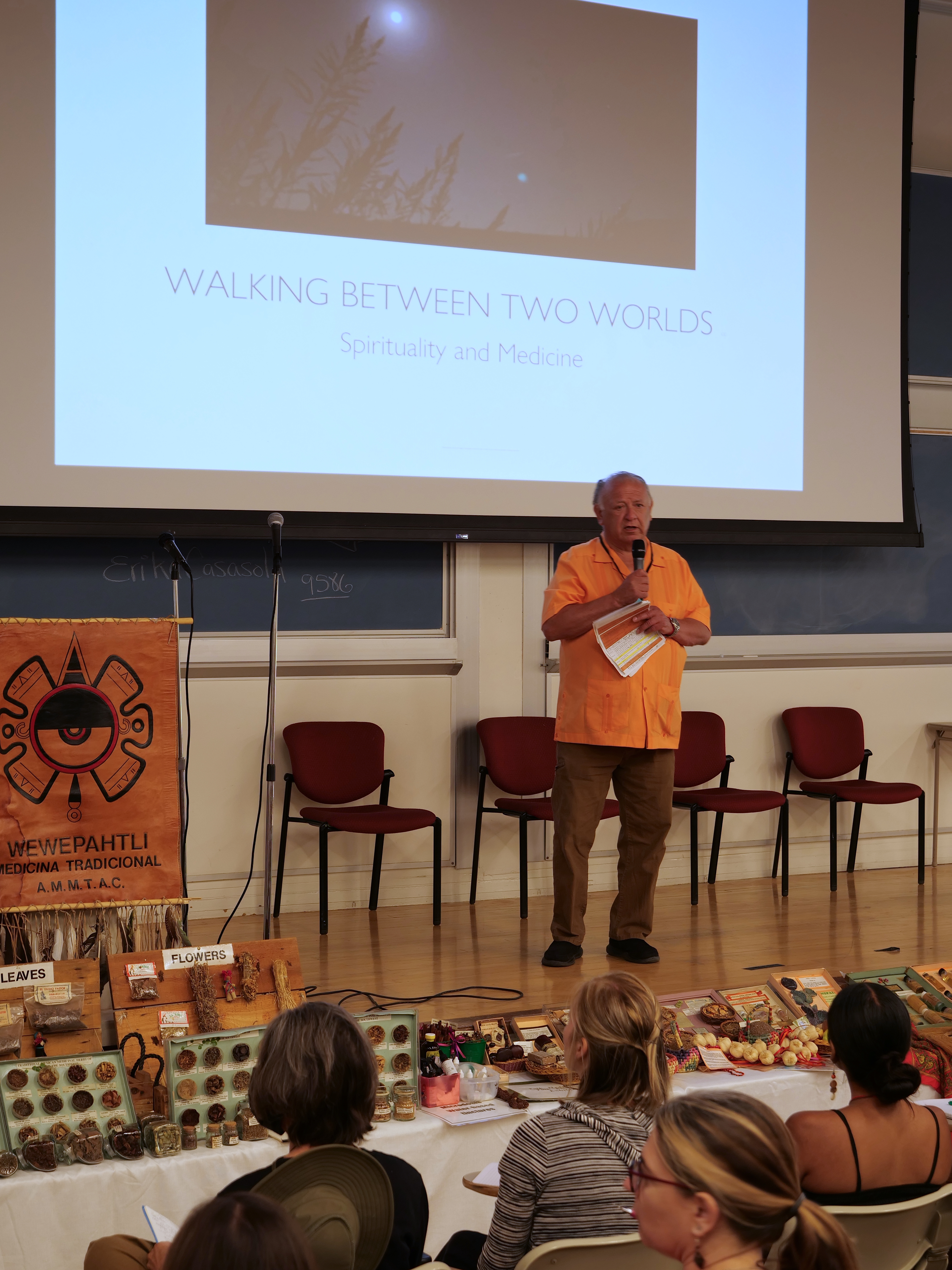 Eliseo "Cheo" Torres teaching at the University of New Mexico in 2023.